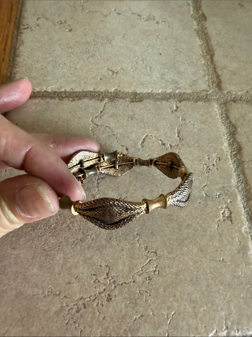 Alex and Ani Gold Braided Wrap Bracelet